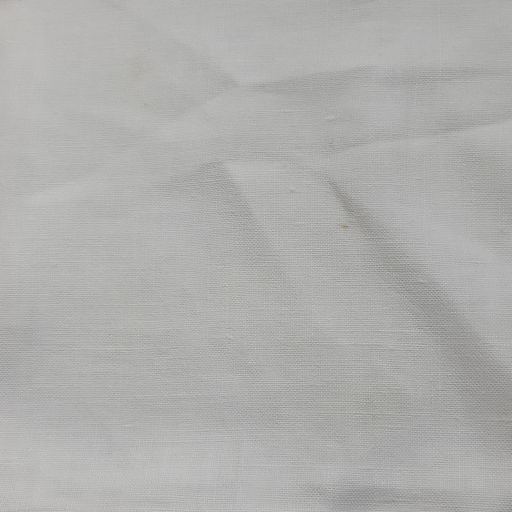 Vintage Embroidered Linen Tablecloth 47.5"x50 Handmade - Picture 7 of 8
